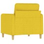 Light yellow fabric armchair 60 cm by , Sofas - Ref: Foro24-359467, Price: 160,59 €, Discount: %