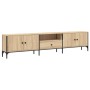 TV cabinet drawer engineered wood Sonoma oak 200x25x44 cm by , TV Furniture - Ref: Foro24-838989, Price: 105,56 €, Discount: %