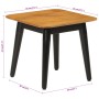 Couchtisch aus Eisen und massivem Mangoholz, 45 x 45 x 40 cm von , Couchtisch - Ref: Foro24-356975, Preis: 56,89 €, Rabatt: %