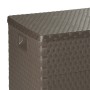 Brown PP rattan garden storage box 120x56x63 cm by vidaXL, Outdoor storage boxes - Ref: Foro24-43710, Price: 77,63 €, Discoun...