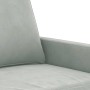 Sillón de terciopelo gris claro 60 cm de , Sofás - Ref: Foro24-359179, Precio: 164,63 €, Descuento: %