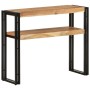 Mesa consola de madera maciza de acacia 90x30x75 cm de , Mesas auxiliares - Ref: Foro24-321097, Precio: 119,08 €, Descuento: %