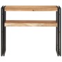 Mesa consola de madera maciza de acacia 90x30x75 cm de , Mesas auxiliares - Ref: Foro24-321097, Precio: 119,08 €, Descuento: %