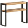 Mesa consola de madera maciza de acacia 90x30x75 cm de , Mesas auxiliares - Ref: Foro24-321097, Precio: 119,08 €, Descuento: %