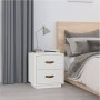 Mesita de noche madera maciza de pino blanco 40x34x45 cm de vidaXL, Mesitas de noche - Ref: Foro24-818327, Precio: 47,44 €, D...