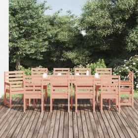 Garden dining set 11 pieces solid Douglas fir wood by , Garden sets - Ref: Foro24-3154724, Price: 729,99 €, Discount: %