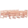 Garden dining set 11 pieces solid Douglas fir wood by , Garden sets - Ref: Foro24-3154724, Price: 729,27 €, Discount: %