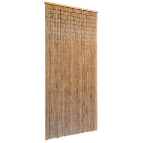 Cortina para puerta 90x200 cm bambú de , Mosquiteras para ventanas - Ref: Foro24-243715, Precio: 82,55 €, Descuento: %