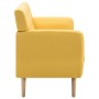 3-seater sofa upholstered in yellow fabric 172x70x82 cm by vidaXL, Sofas - Ref: Foro24-247127, Price: 341,99 €, Discount: %