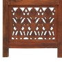 Screen 5 panels hand carved brown mango wood 200x165 cm by , Room dividers - Ref: Foro24-285335, Price: 274,66 €, Discount: %