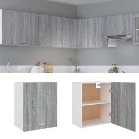 Sonoma gray engineered wood hanging cabinet 50x31x60 cm by , Kitchen cabinets - Ref: Foro24-815586, Price: 48,99 €, Discount: %