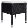 Juego de comedor de jardín de 5 piezas negro de , Conjuntos de jardín - Ref: Foro24-3071935, Precio: 444,15 €, Descuento: %