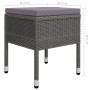 Juego de comedor de jardín de 5 piezas gris de , Conjuntos de jardín - Ref: Foro24-3072122, Precio: 514,99 €, Descuento: %