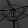 Garden umbrella with LED lights steel pole 300cm anthracite by vidaXL, Umbrellas - Ref: Foro24-44511, Price: 93,51 €, Discoun...