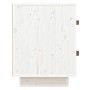 Mesita de noche madera maciza de pino blanco 40x34x45 cm de vidaXL, Mesitas de noche - Ref: Foro24-818327, Precio: 47,99 €, D...