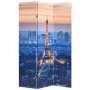 Biombo divisor plegable 120x170 cm París de noche de vidaXL, Divisores de ambientes - Ref: Foro24-245869, Precio: 82,92 €, De...