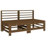 Garden furniture set 4 pieces solid honey brown pine wood by , Garden sets - Ref: Foro24-3186504, Price: 251,28 €, Discount: %