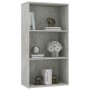 3-tier concrete gray plywood shelf 60x30x114cm by , Bookcases and shelves - Ref: Foro24-800976, Price: 80,99 €, Discount: %