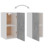 Concrete gray plywood hanging cabinet 29.5x31x60 cm by , Kitchen cabinets - Ref: Foro24-801248, Price: 54,95 €, Discount: %