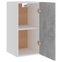 Hängeschrank aus Sperrholz in Betongrau, 29,5 x 31 x 60 cm von , Küchenschränke - Ref: Foro24-801248, Preis: 57,57 €, Rabatt: %