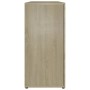 Aparador madera contrachapada color roble Sonoma 120x35x75 cm de , Aparadores - Ref: Foro24-801331, Precio: 162,49 €, Descuen...