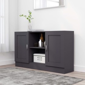 Gray plywood sideboard 120x30.5x70 cm by , Sideboards - Ref: Foro24-802779, Price: 134,08 €, Discount: %