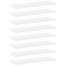 Shelves for shelving 8 units white plywood 60x20x1.5cm by , Shelves - Ref: Foro24-805219, Price: 34,99 €, Discount: %