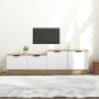 White and oak plywood TV cabinet 158.5x36x45 cm by , TV Furniture - Ref: Foro24-811489, Price: 96,21 €, Discount: %