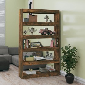 Smoked oak shelving/space divider 100x30x166 cm by , Bookcases and shelves - Ref: Foro24-813638, Price: 102,99 €, Discount: %