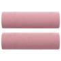 Sofá de 2 plazas con cojines terciopelo rosa 140 cm de , Sofás - Ref: Foro24-3200884, Precio: 258,19 €, Descuento: %