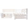 4-piece white wooden pallet garden furniture set by , Garden sets - Ref: Foro24-277387, Price: 274,77 €, Discount: %