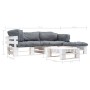 Pallet garden furniture gray cushions green wood 4 pcs by , Garden sets - Ref: Foro24-277393, Price: 398,71 €, Discount: %