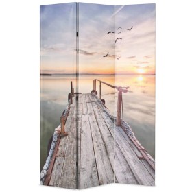 Folding room divider screen 120x170 cm lake by vidaXL, Room dividers - Ref: Foro24-245881, Price: 83,90 €, Discount: %