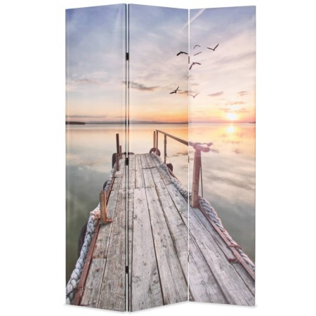 Folding room divider screen 120x170 cm lake by vidaXL, Room dividers - Ref: Foro24-245881, Price: 83,99 €, Discount: %