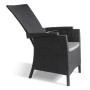 Keter Silla de jardín reclinable Vermont grafito 238452 de , Sillas de jardín - Ref: Foro24-408948, Precio: 127,99 €, Descuen...