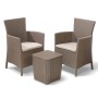 Keter Garden dining set 3 pieces Iowa cappuccino 224383 by , Garden sets - Ref: Foro24-408936, Price: 228,28 €, Discount: %