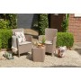 Keter Set de comedor de jardín 3 piezas Iowa capuchino 224383 de , Conjuntos de jardín - Ref: Foro24-408936, Precio: 208,99 €...