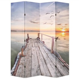 Folding divider screen 160x170 cm lake by vidaXL, Room dividers - Ref: Foro24-245882, Price: 106,99 €, Discount: %