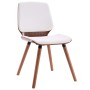 Dining chairs 4 units white synthetic leather by , dining chairs - Ref: Foro24-3054804, Price: 509,47 €, Discount: %