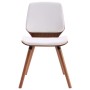 Dining chairs 2 units white synthetic leather by , dining chairs - Ref: Foro24-287381, Price: 258,65 €, Discount: %