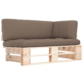 Garden pallet corner sofa impregnated pine wood by , Modular outdoor sofas - Ref: Foro24-3066609, Price: 130,99 €, Discount: %