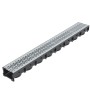 Canales de drenaje 3 unidades acero galvanizado 3 m de vidaXL, Desagües - Ref: Foro24-142877, Precio: 84,92 €, Descuento: %