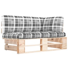 Ecksofa aus imprägnierten Gartenpaletten aus Kiefernholz von , Modulare Sofas für den Außenbereich - Ref: Foro24-3066614, Pre...