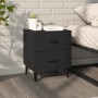 Black nightstand 40x35x47.5 cm by vidaXL, Nightstands - Ref: Foro24-811990, Price: 54,62 €, Discount: %