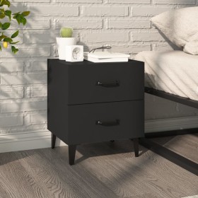 Black nightstand 40x35x47.5 cm by vidaXL, Nightstands - Ref: Foro24-811990, Price: 55,99 €, Discount: %