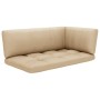 2-Sitzer-Palettensofa mit weiß imprägnierten Kiefernholzkissen von , Gartensets - Ref: Foro24-3066640, Preis: 257,86 €, Rabat...