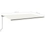 Cream manual retractable awning 500x350 cm by , Awnings - Ref: Foro24-3069222, Price: 545,99 €, Discount: %