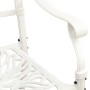 Bistro table and chairs 5 pieces white cast aluminum by , Garden sets - Ref: Foro24-3070600, Price: 809,09 €, Discount: %