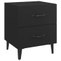 Black nightstand 40x35x47.5 cm by vidaXL, Nightstands - Ref: Foro24-811990, Price: 55,19 €, Discount: %