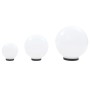 LED ball lamp set 3 spherical pcs 20/30/40 cm PMMA by vidaXL, Outdoor lighting - Ref: Foro24-50659, Price: 113,78 €, Discount: %